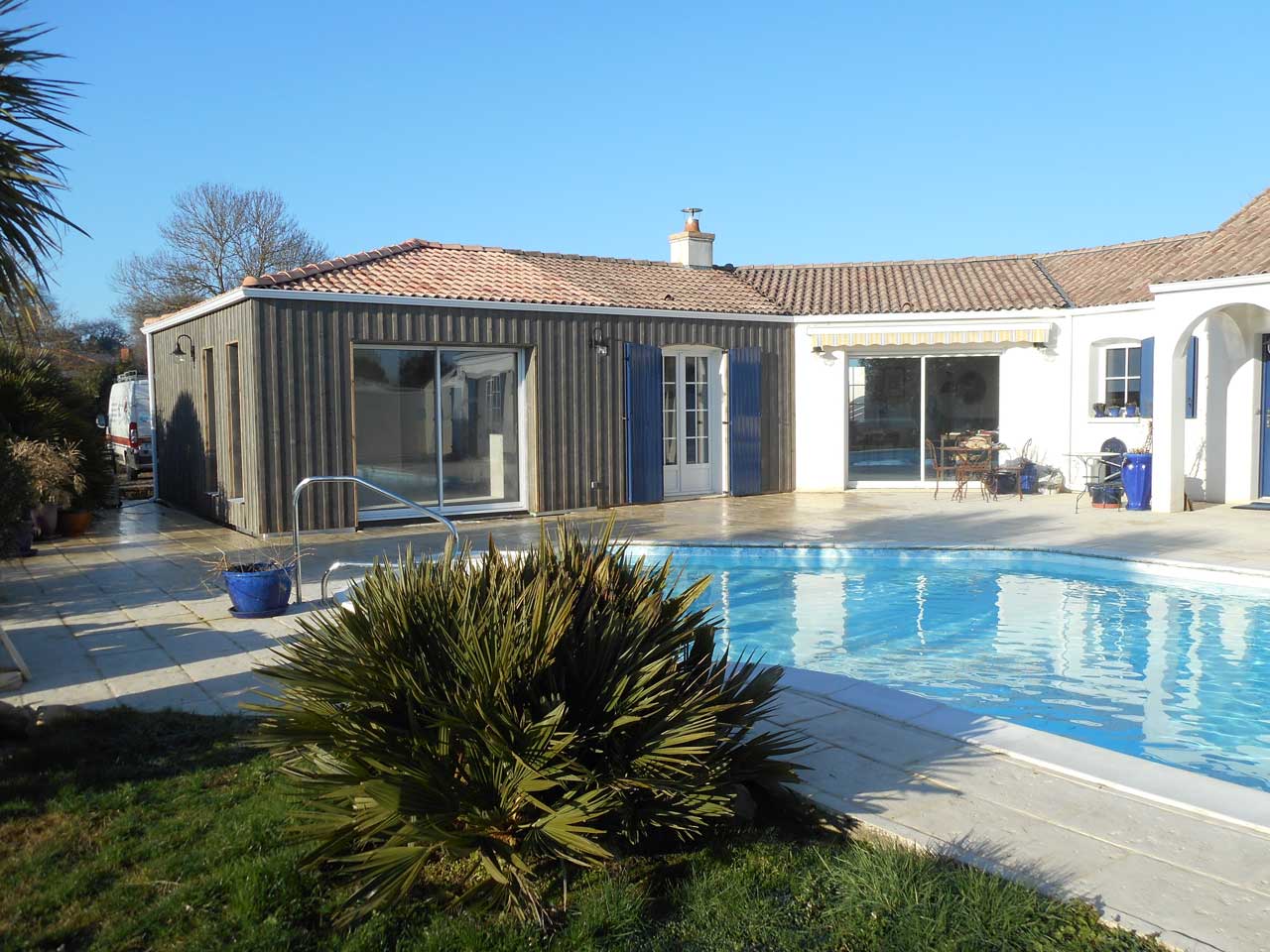 Extension Ossature Bois en Vendée - Ossature Bois - Extensions Bois
